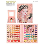 IGOODCO Leopard Print All In One 70 Color Eye & Face Makeup Palette