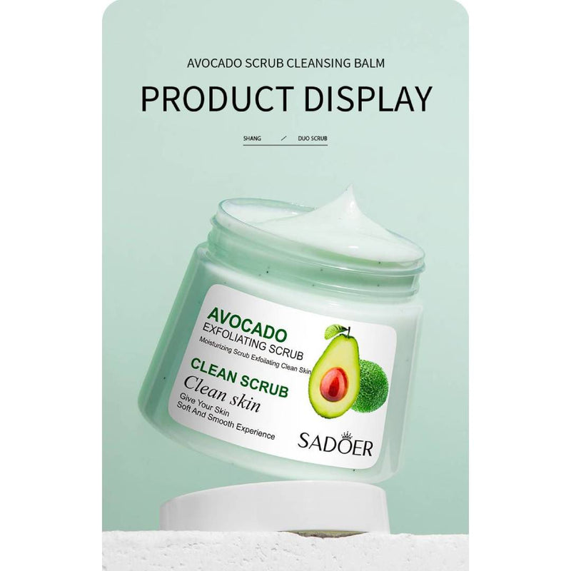 SADOER Avocado Fruit Essence Exfoliating Scrub