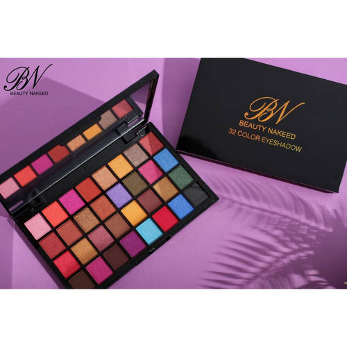BN Beauty Nakeed 32 Color Glitter Eyeshadow Palette