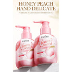 Sadoer Honey Peach Vitamin E Petroleum Jelly Hand Cream 150g