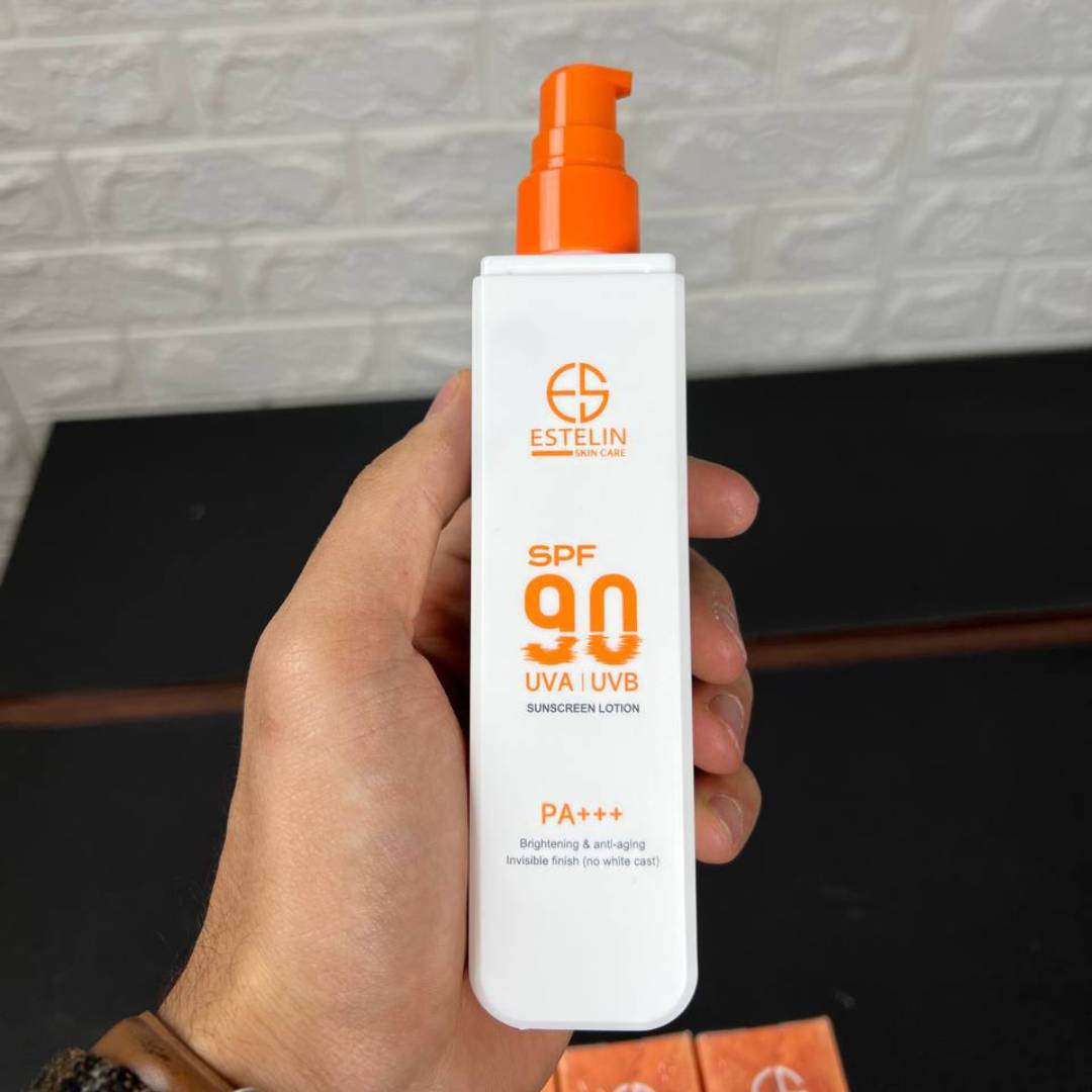 Estelin Brightening & Anti-Aging Sunscreen Lotion SPF90