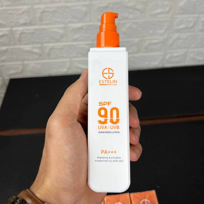 Estelin Brightening & Anti-Aging Sunscreen Lotion SPF90