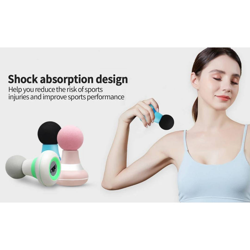 Mini Handheld Massage Gun Deep Tissue Electric Muscle Percussion Device Massage Machine