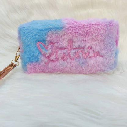 Victoria Fur Style Make Up Pouch