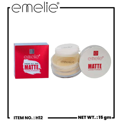 Emelie Fresh All Day Matte Loose Powder