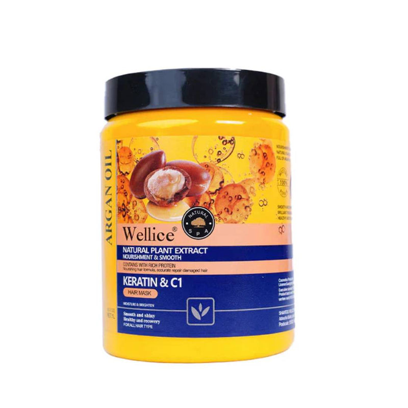 Wellice Argan Oil Keratin & C1 Hair Mask 1kg