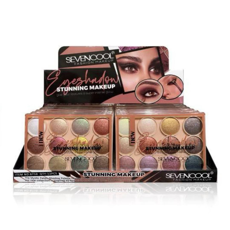 Seven Cool Stunning Makeup Eyeshadow Palette