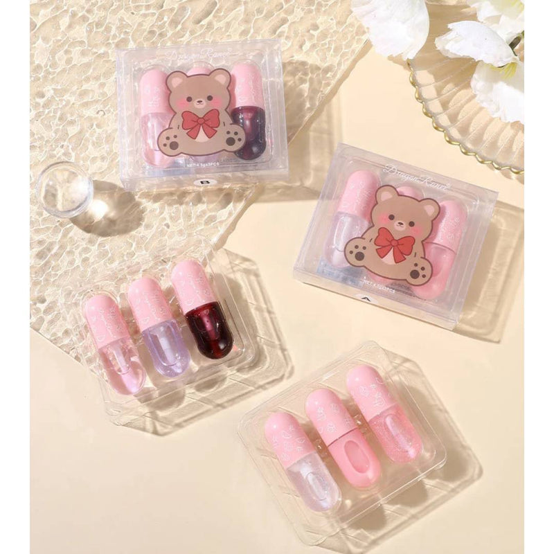 Dragon Ranee 3pcs Plumping Lip Oil Set