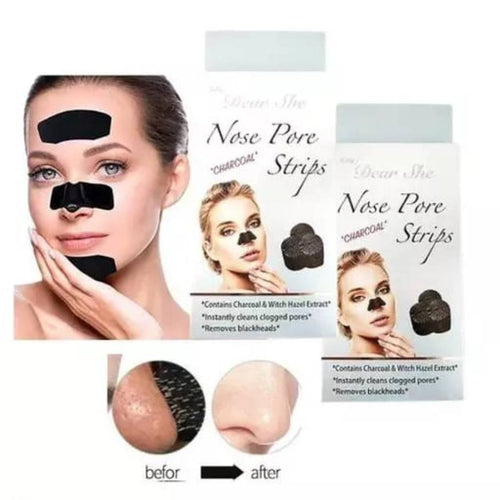 Dear She Nose Pore Strips Charcoal 10pcs in Box