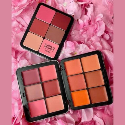 Most Trendy Carla Secret 8 Color Creamy Blush Palette