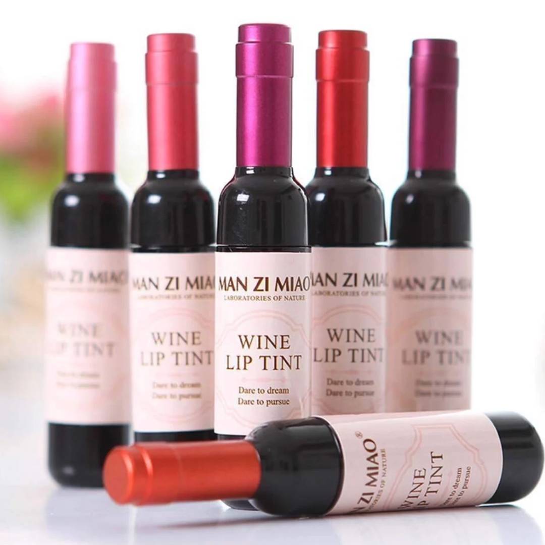 Man Zi Miao Vine Lip Tint Natural Liquid Long Lasting 6 Color Set