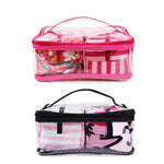 4in1 Clear PVC Makeup Cosmetic Zipper Bag