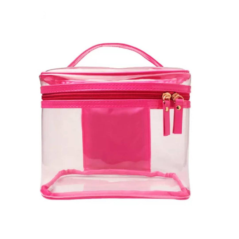 4in1 Clear PVC Makeup Cosmetic Zipper Bag