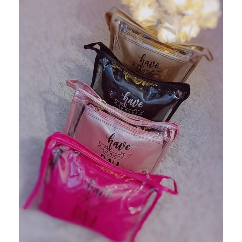3 in 1 Make up Cosmetic Pouches