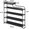 L-Shaped 5Layer Shoe Rack High Capacity Shoe Organizer