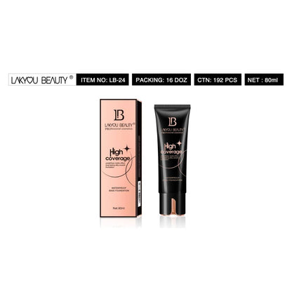 LAKYOU BEAUTY High Coverage Waterproof Base Foundation