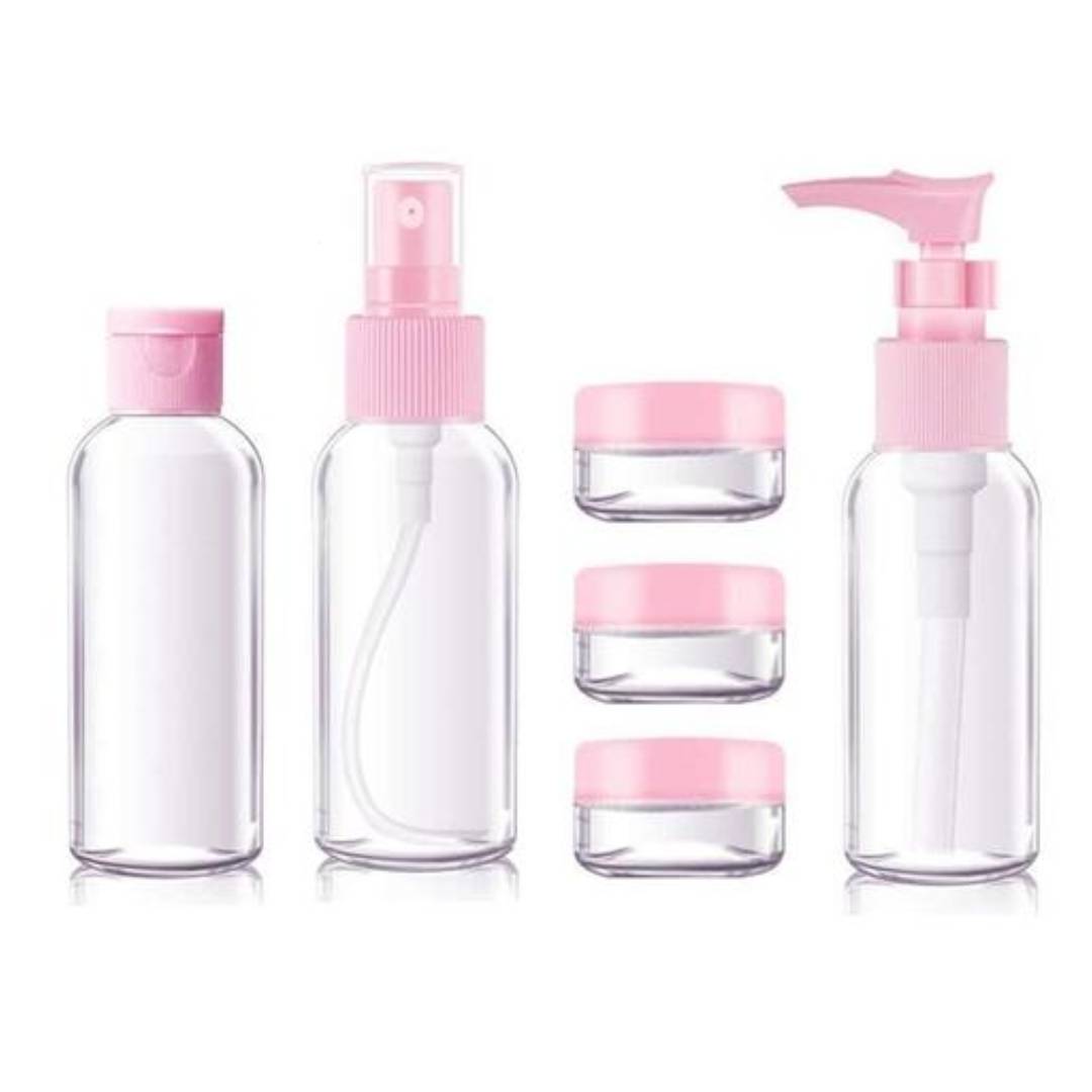 New 6pcs Cosmetics Travel Kit