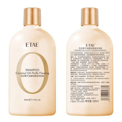 ETAE Coconut Oil Fluffy Flowing Shampoo 500ml