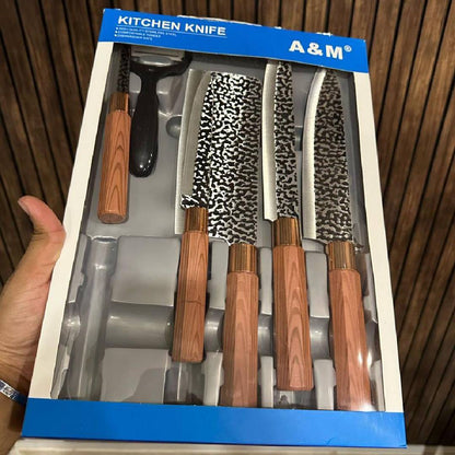 Premium Kitchen Knife 6pcs Set