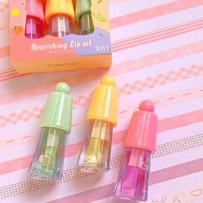 Colorfish Nourishing Lip Oil 3in1 Set