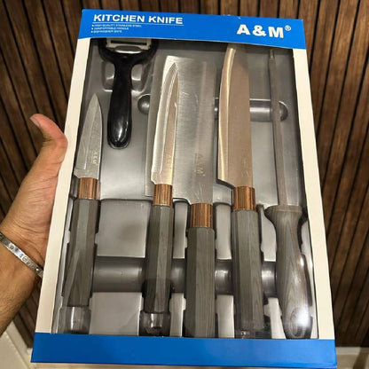 Premium Kitchen Knife 6pcs Set