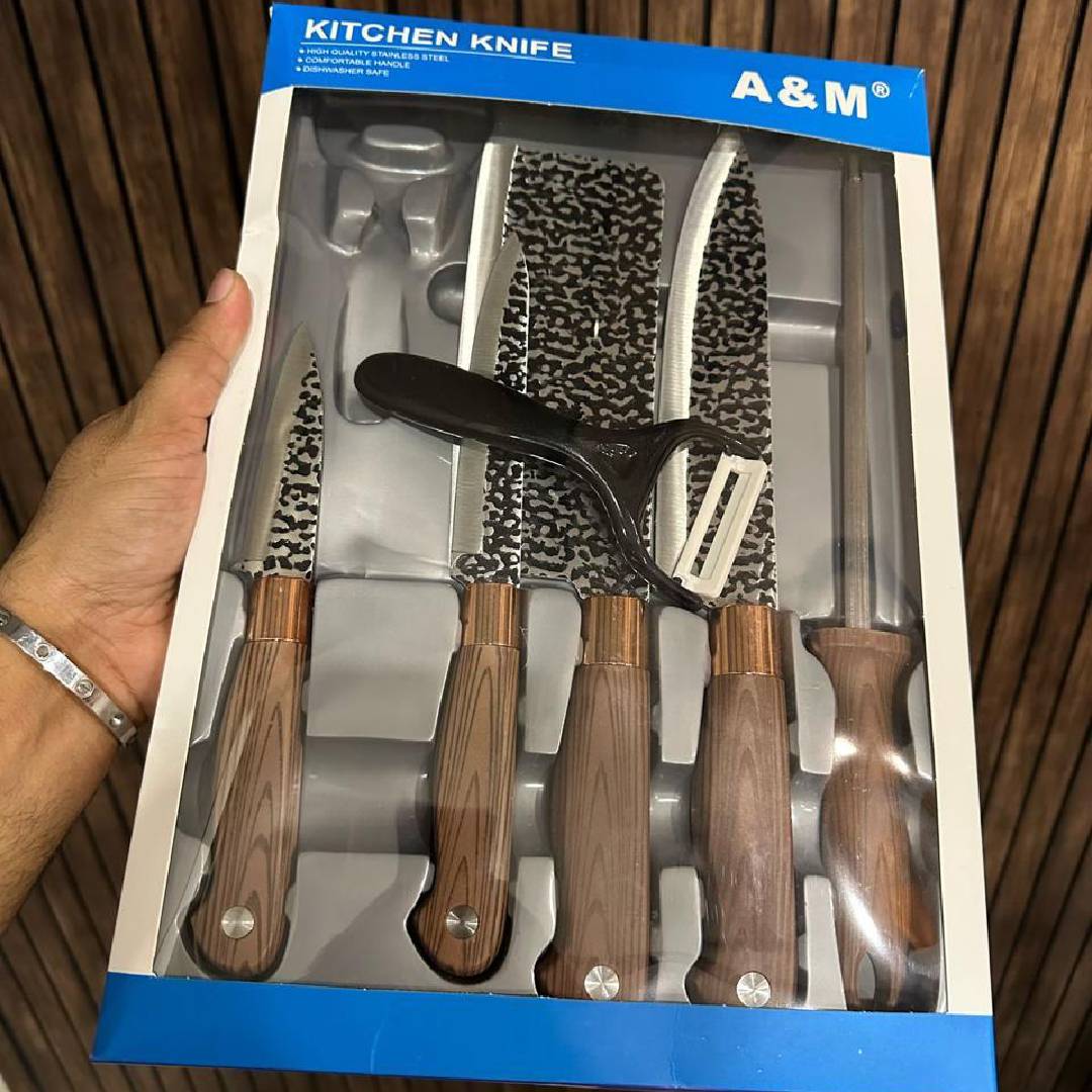 Premium Kitchen Knife 6pcs Set