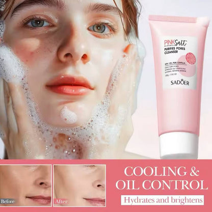 Sadoer Himalayan Pink Salt Purifies Pores Cleanser