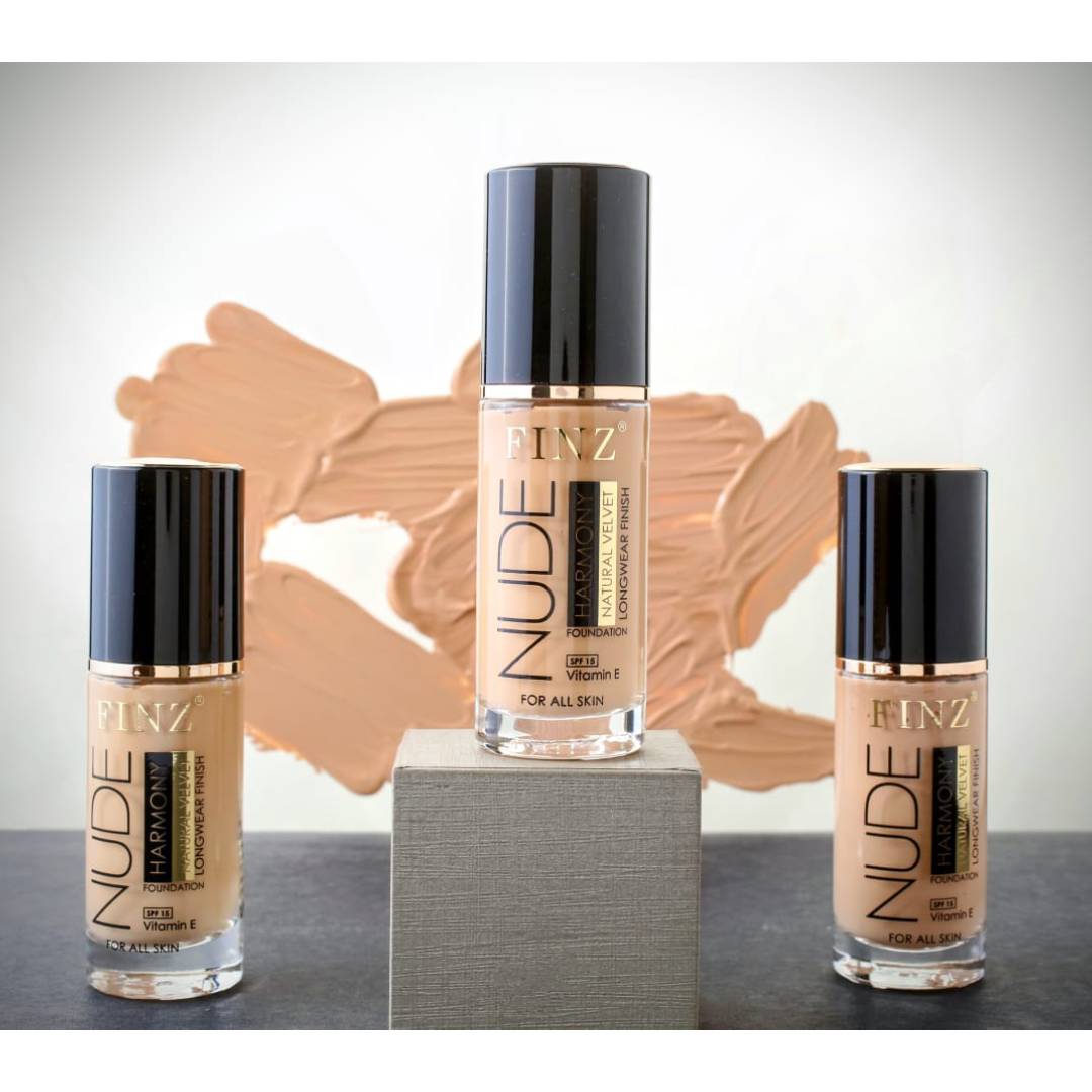 FINZ Harmony Natural Velvet Longwear Finish Foundation SPF15 Vitamin E For All Skin Type