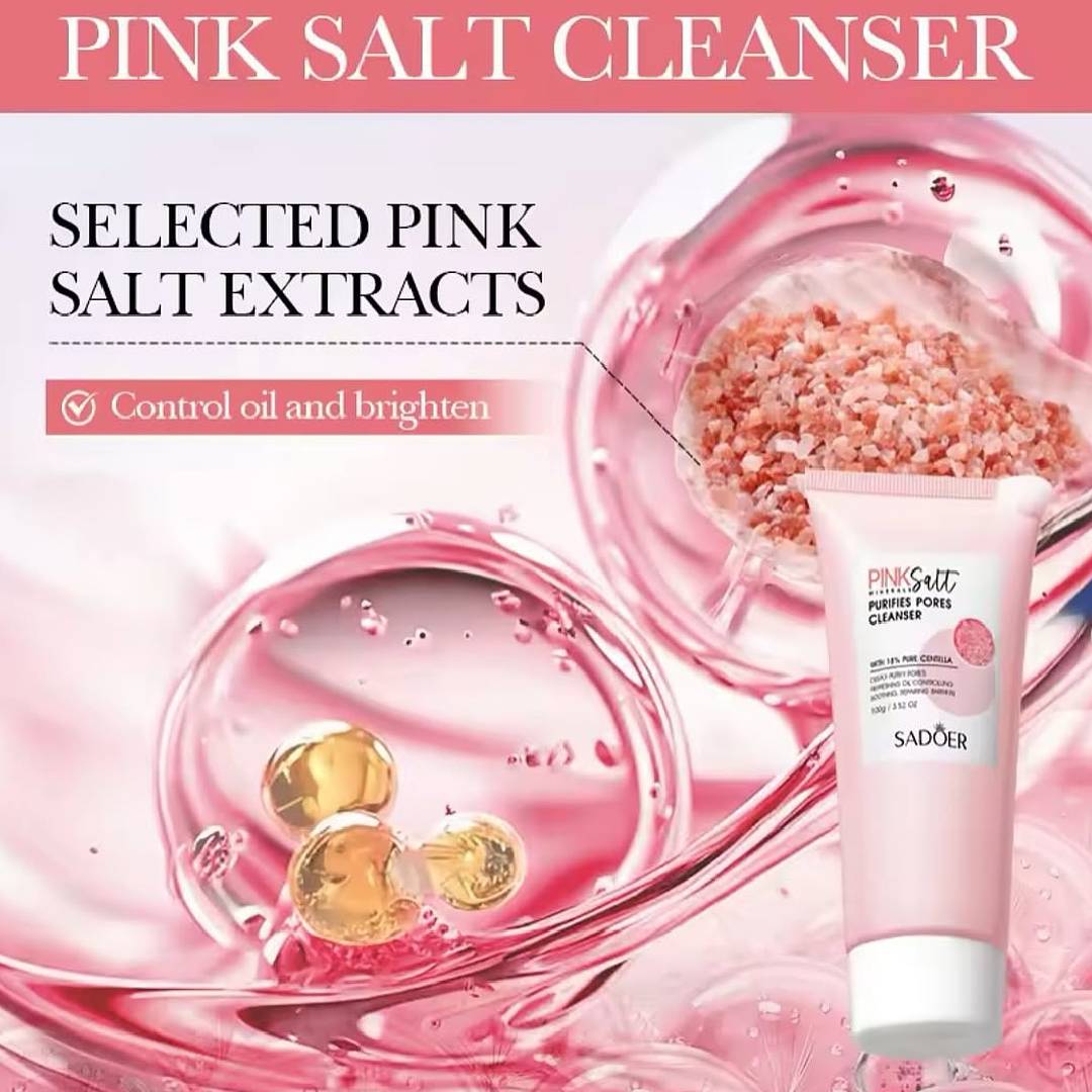 Sadoer Himalayan Pink Salt Purifies Pores Cleanser