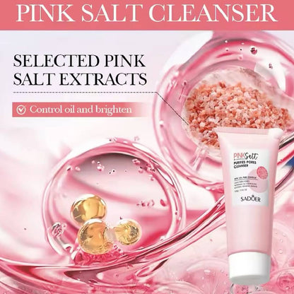 Sadoer Himalayan Pink Salt Purifies Pores Cleanser