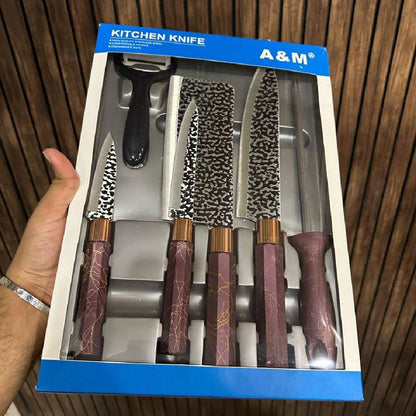Premium Kitchen Knife 6pcs Set