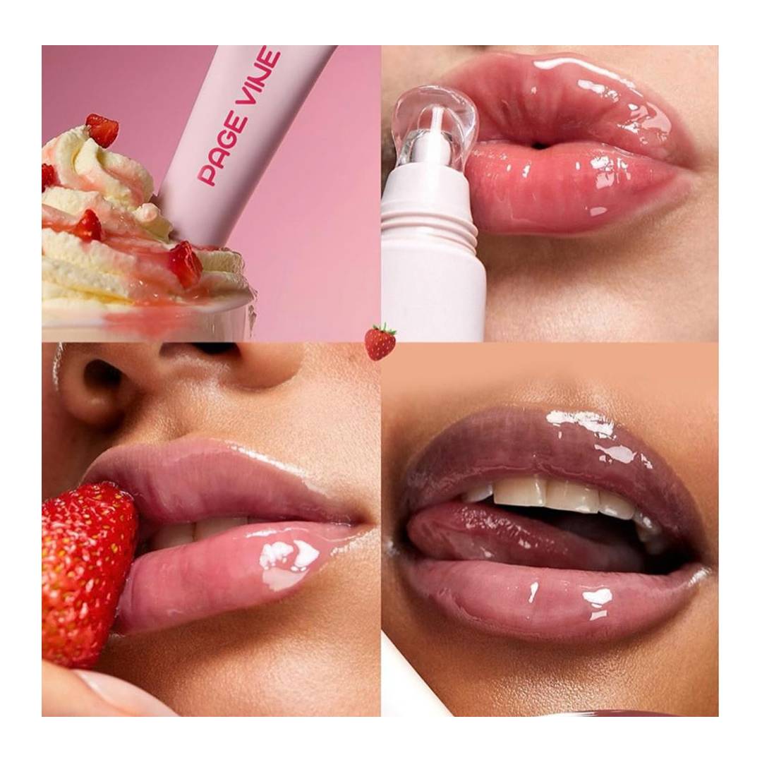 Page vine 4pcs Premium Lip Plumping Lip Gloss Vault