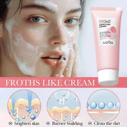 Sadoer Himalayan Pink Salt Purifies Pores Cleanser