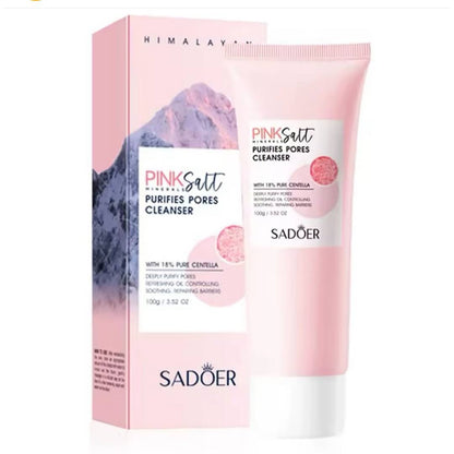 Sadoer Himalayan Pink Salt Purifies Pores Cleanser