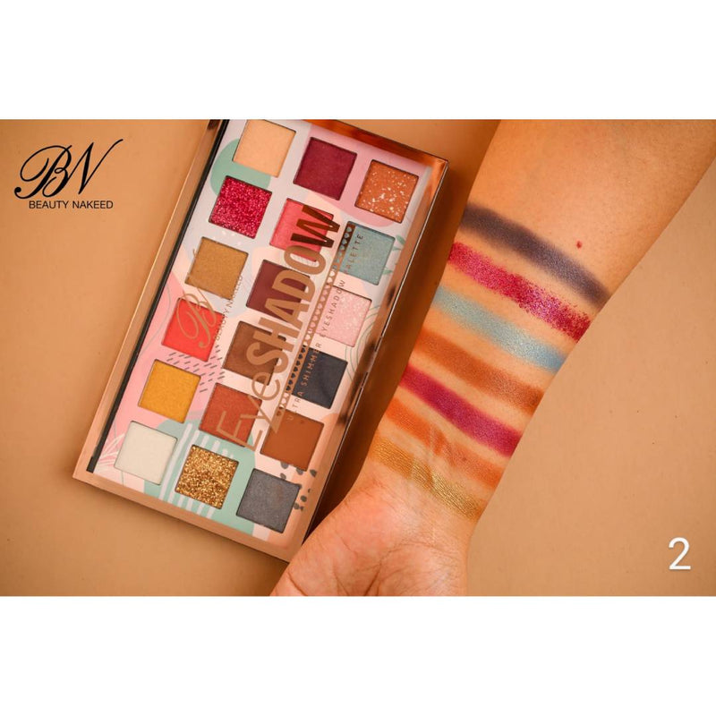 Beauty Nakeed BN Eyeshadow Ultra Shimmer Eyeshadow Palette