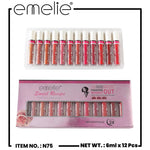 Emelie Sweet Recipe Matte Lip Gloss Pack of 12