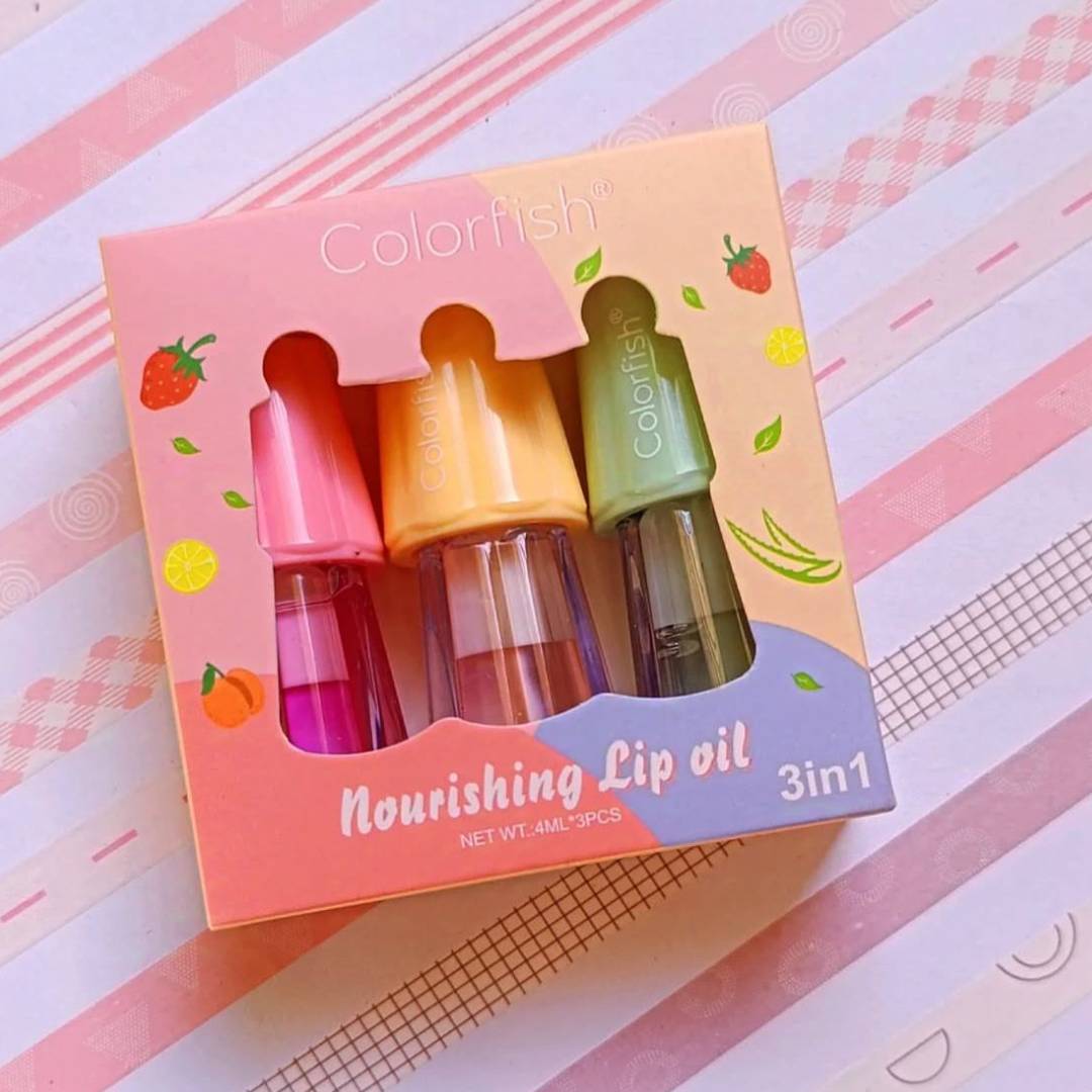 Colorfish Nourishing Lip Oil 3in1 Set