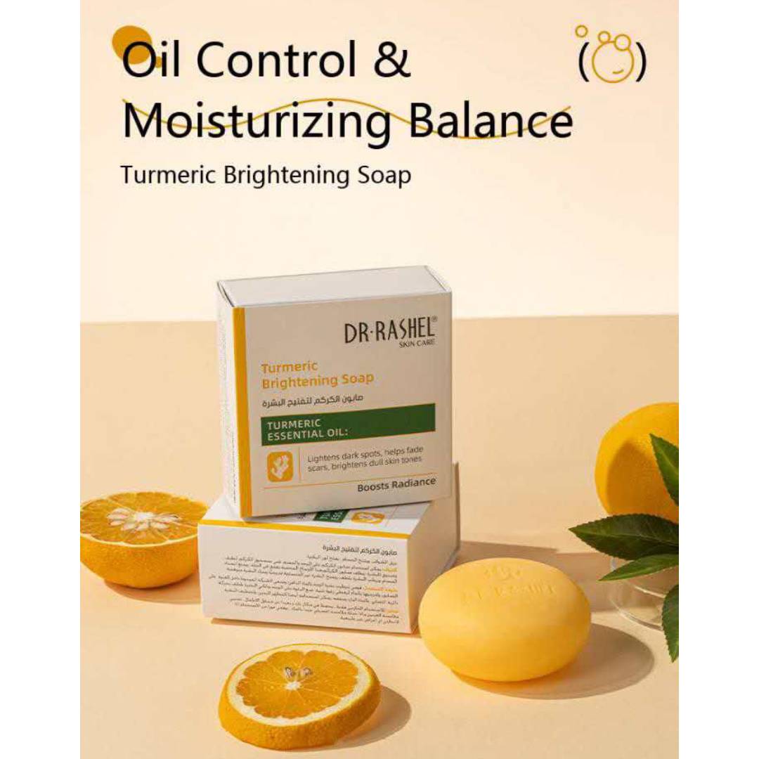 Dr Rashel Turmeric Brightening Soap Turmeric Essential Oil