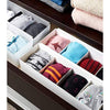 4 Compartment Drawer Organizer Pack of 2 Color White