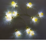 Bulb Style LED String Warm Fairy Light AA Battery Operated