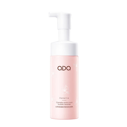 QDQ Camellia Amino Acid Bubble Cleansing Foam Cleanser Gentle Deep Cleansing Blackhead Cleanser