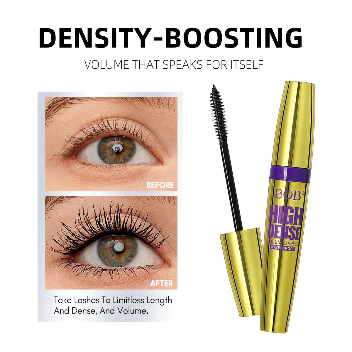 BOB High Dense Waterproof Mascara
