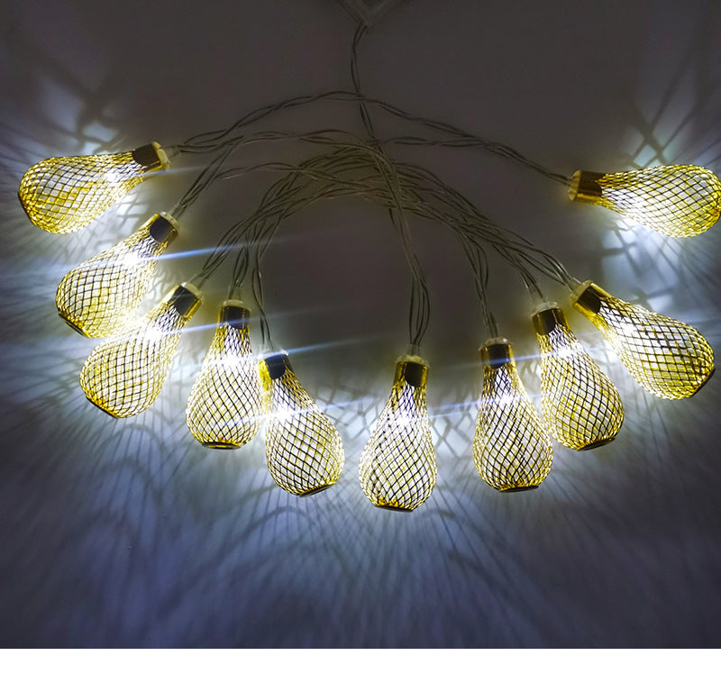 Bulb Style LED String Warm Fairy Light AA Battery Operated
