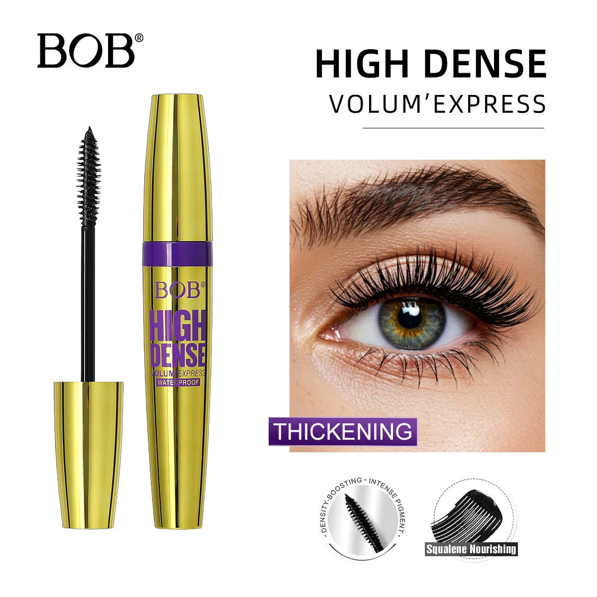 BOB High Dense Waterproof Mascara