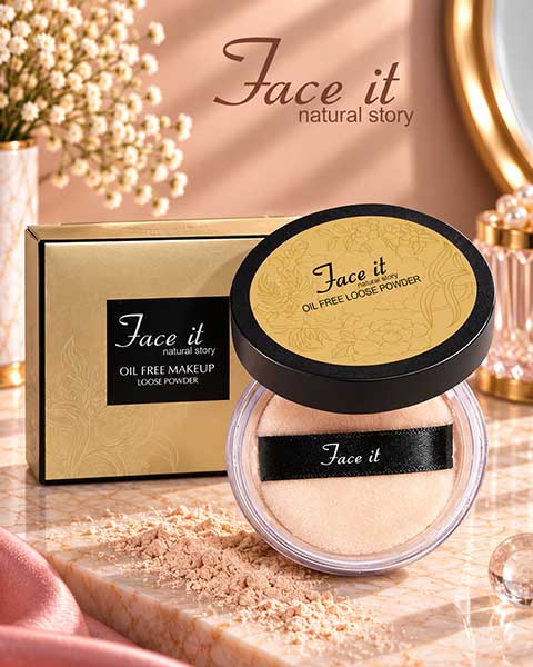 Face It Natural Story Oil Free Loose Powder