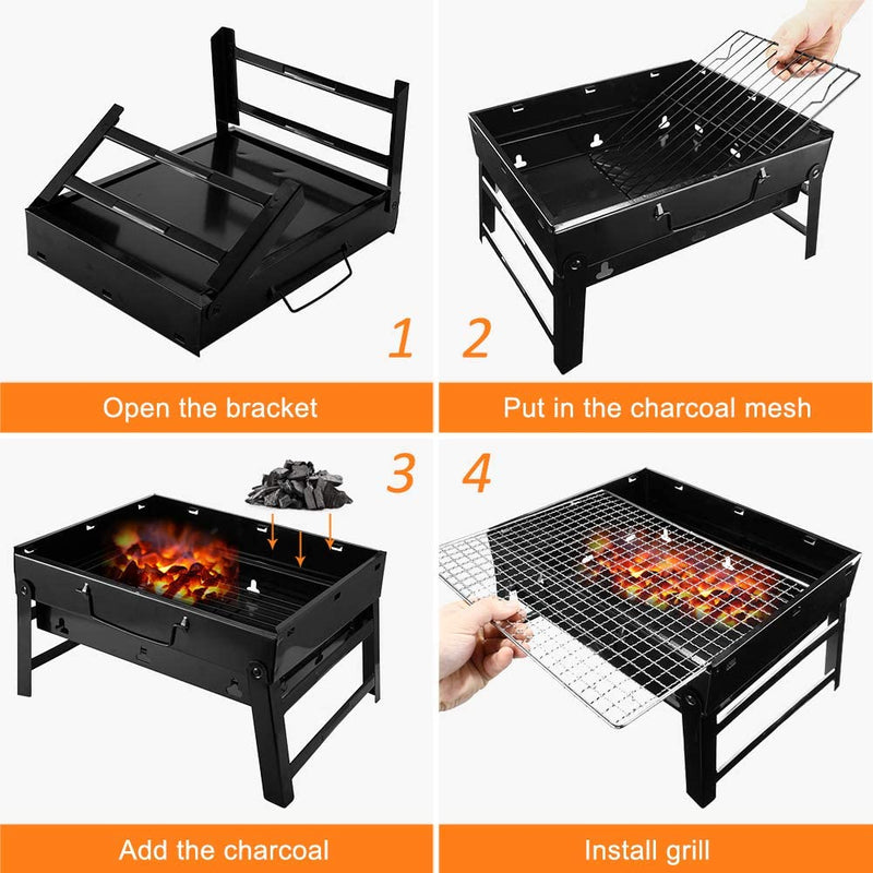 Portable And Foldable Barbecue Grill Outdoor Camping Stove beautygirl pk