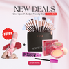 Zoeva 15Pcs Brushes Set + BN Flawless Compact Powder + I Love Extreme Mascara + FREE GIFT