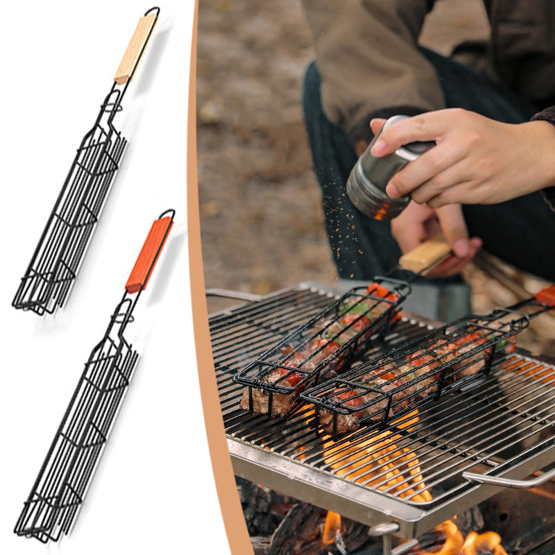 Portable BBQ Grill Basket Stick