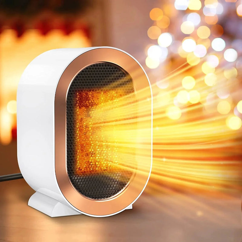 Portable Electric Space Heater 1200W Energy Efficient With Thermostat for Indoor