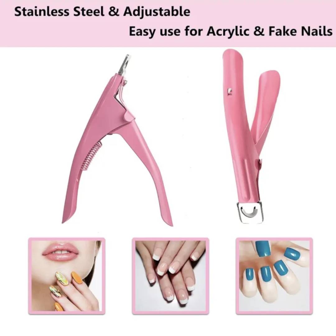Professional Nail Clippers Tip Cutters For Acrylic False Fake Gel Nail Art Artificial Tips Edge Cutter Manicure Tool